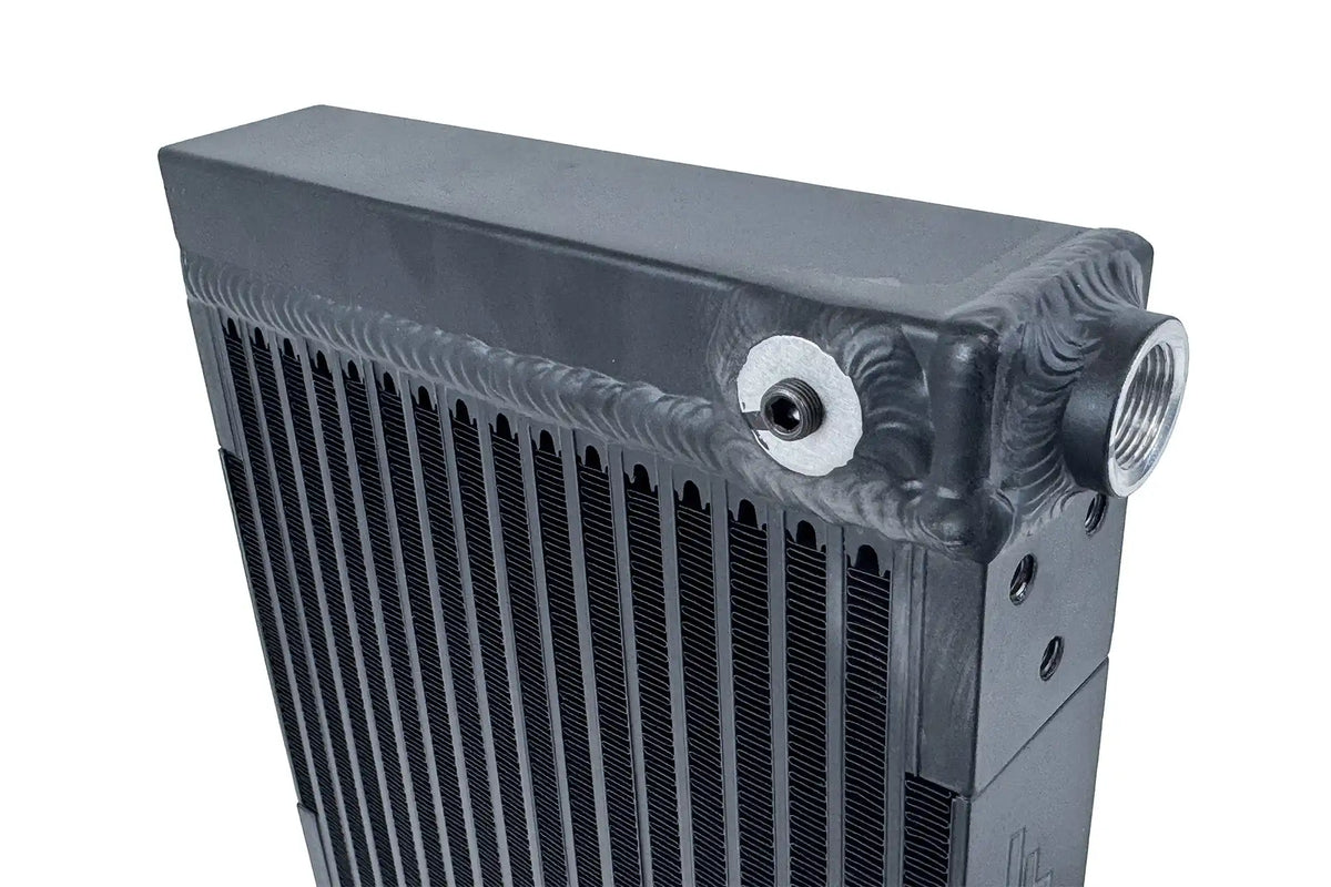 CSF Universal Large Single-Pass Oil Cooler - M22 x 1.5 - 12.0L x 9.33H x 2.16W