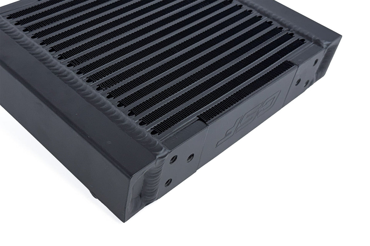 CSF Universal Large Single-Pass Oil Cooler - M22 x 1.5 - 12.0L x 9.33H x 2.16W