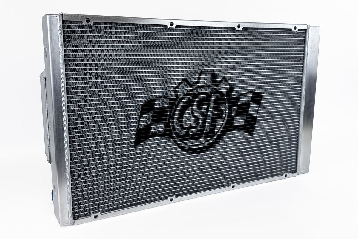 Motorsport Dual-Pass Radiator with Shroud + 14" SPAL brushless fans & harnesses
