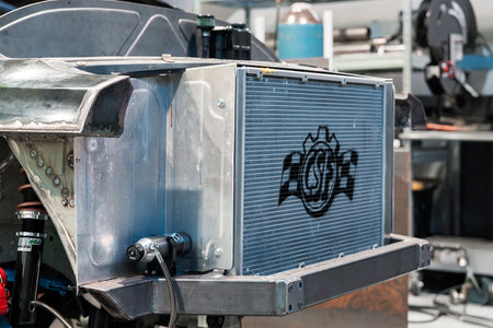 Motorsport Dual-Pass Radiator with Shroud + 14" SPAL brushless fans & harnesses