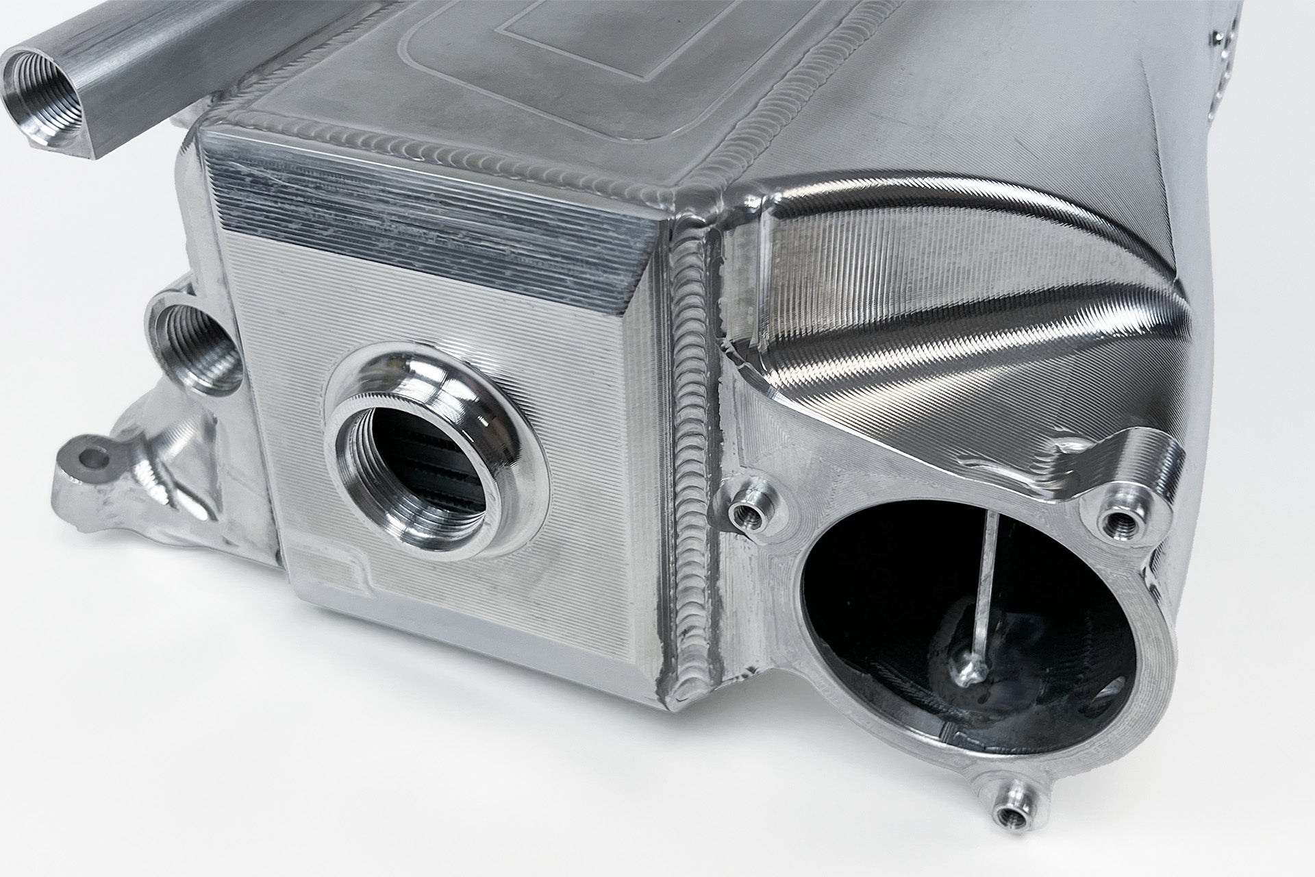 BMW Gen 2 B58 Race X Charge Air Cooler Manifold - Raw Billet