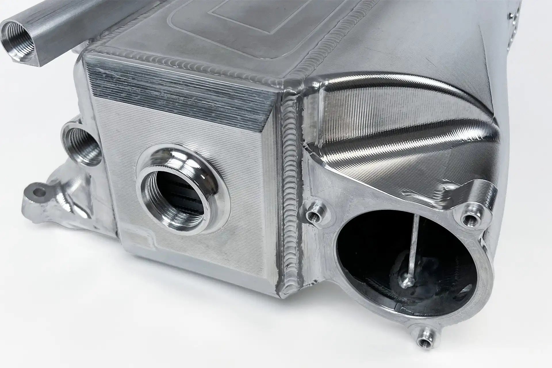 BMW Gen 2 B58 Race X Charge Air Cooler Manifold - Raw Billet