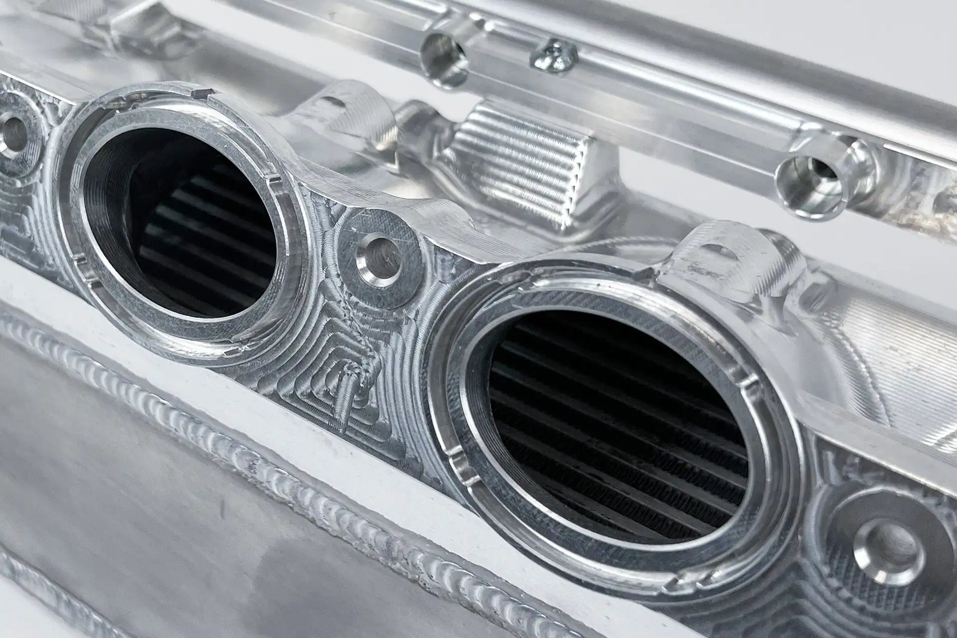 BMW Gen 2 B58 Race X Charge Air Cooler Manifold - Raw Billet