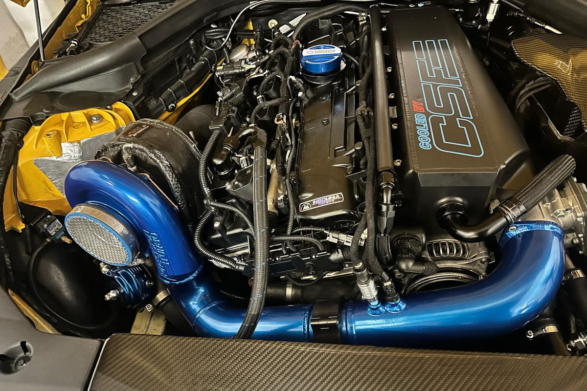 BMW Gen 2 B58 Race X Charge Air Cooler Manifold - Raw Billet