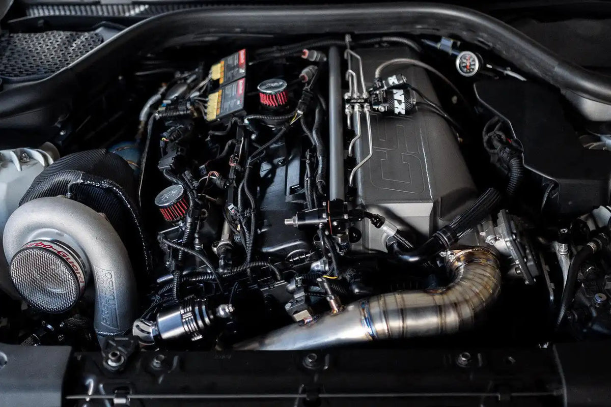 BMW Gen 2 B58 Race X Charge Air Cooler Manifold - Raw Billet
