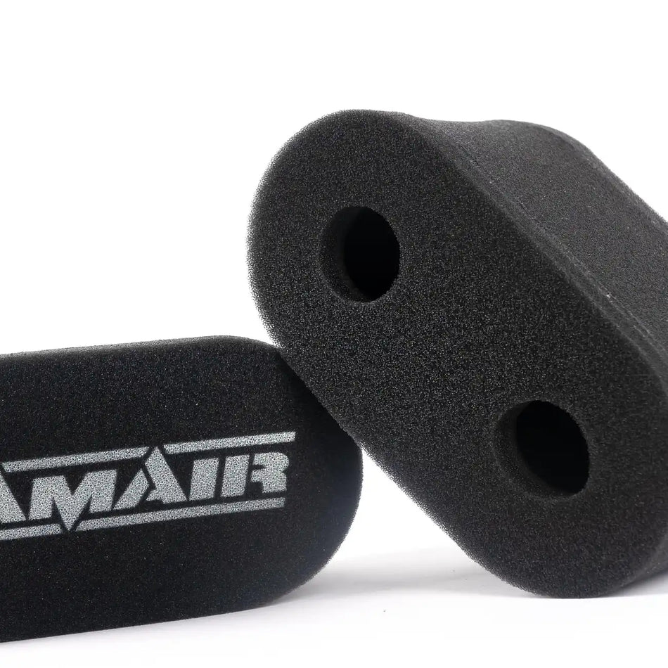 Ramair MS-017 - 2x Twin Inlet Motorcycle Carb Sock Air Filter