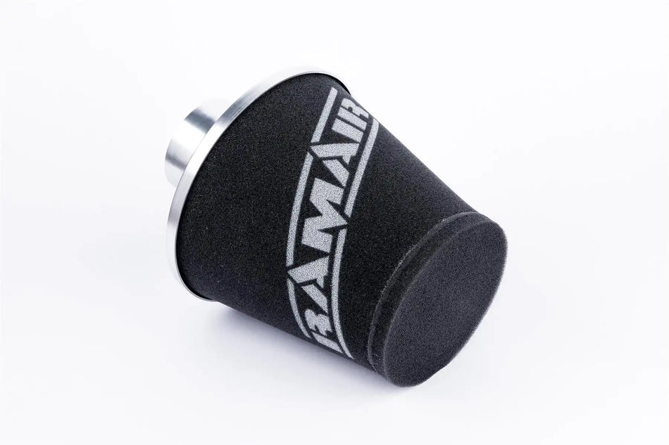 Ramair Medium Foam Filter Aluminium Base 80mm OD Silver with Silicone Coupler