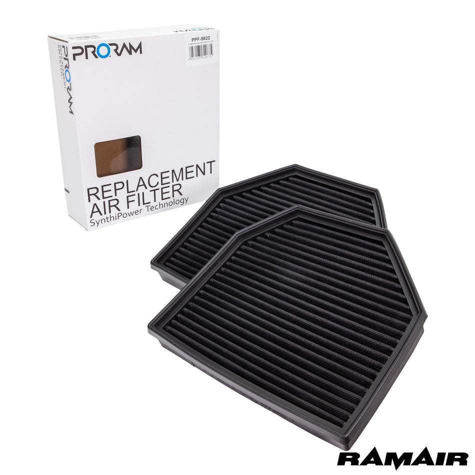 PRORAM PPF-9822 - BMW Replacement Pleated Air Filter M3 M4 S55 M5 M6 3.0 S63 4.4 V8