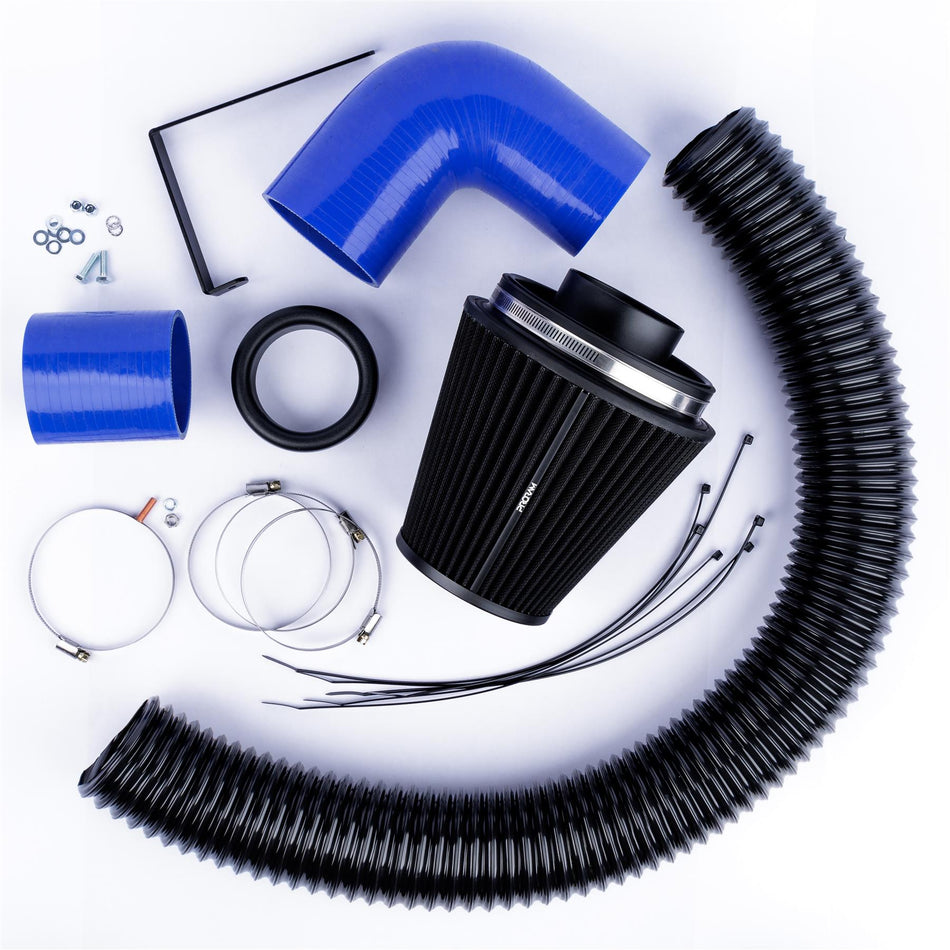Ramair Proram Induction Kit to fit VW MK5 R32 - Blue Hoses