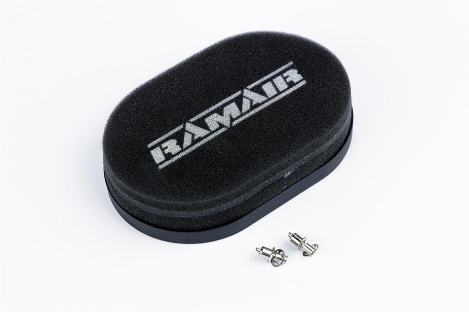Ramair Carburettor Foam Air Filter with Baseplate to fit SU HIF6, HIF44 1.7in - 25mm Internal Height