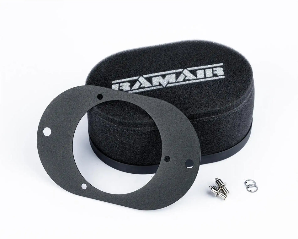 Ramair Carburettor Foam Air Filter with Baseplate to fit Weber 23/32 TLD - 40mm Internal Height
