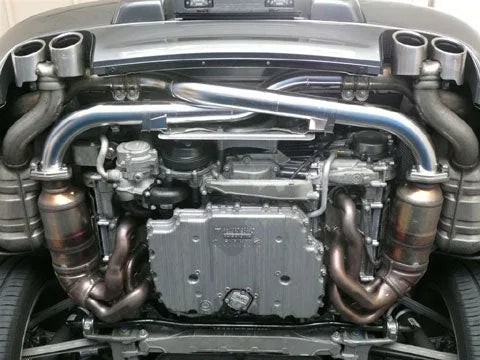 SharkWerks SW Sport (Center X-pipe) Exhaust for 2009-'12 997.2 Carrera, S / 4S / GTS