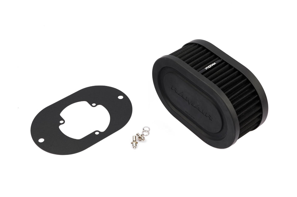 Ramair Pleated Carburettor Air Filter Baseplate to fit Pierburg 2B2, 2B4, 2B5 - 65mm