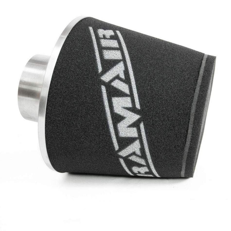 Ramair Large Foam Filter Aluminium Base 90mm OD Silver