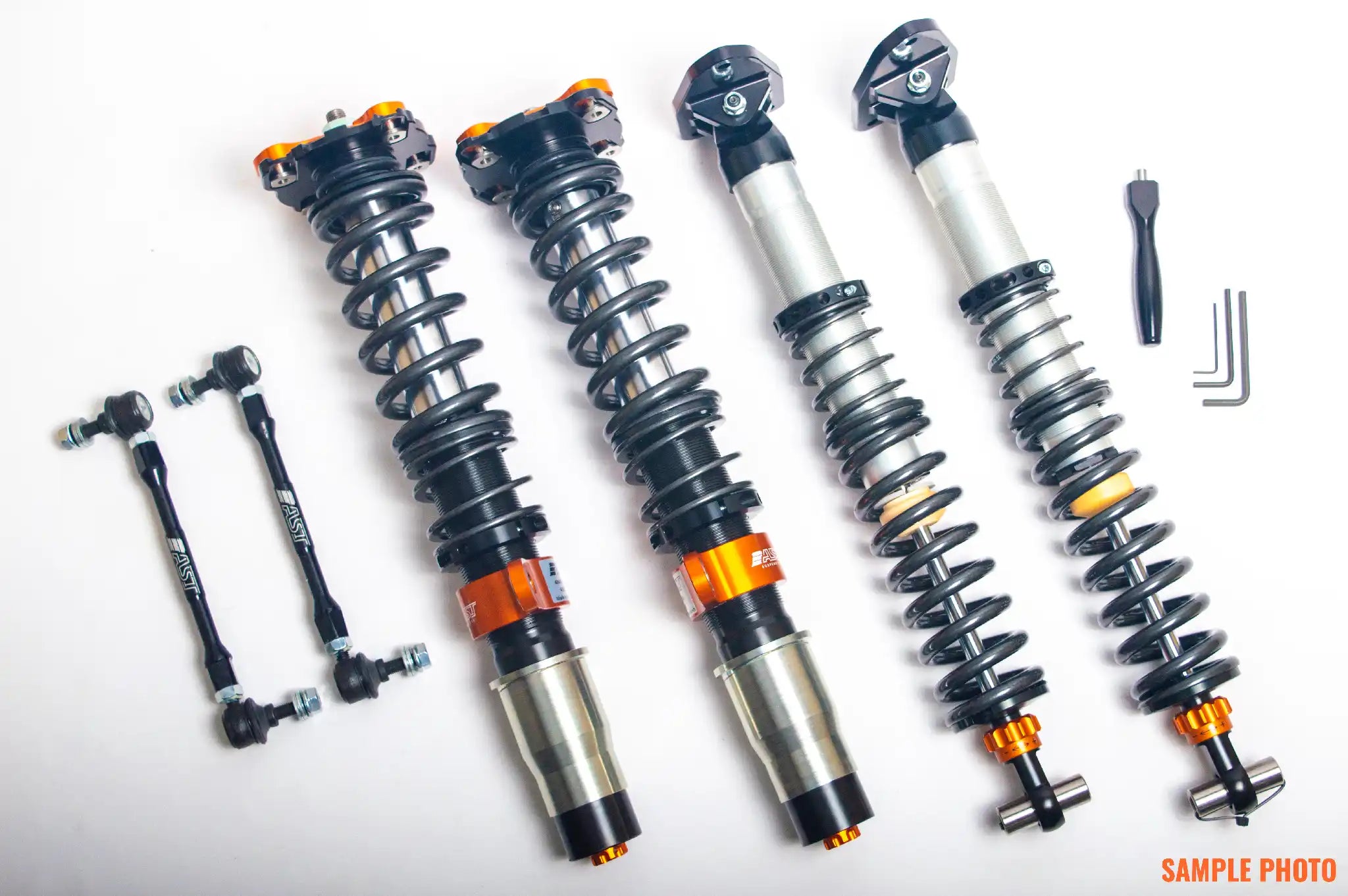 AST 5100 Series 1-way with Front & Rear Top Mount INVERTED CO Suspension for Seat 5F Leon 2.0 TFSI 2012-2020 - ACC-V1906SD