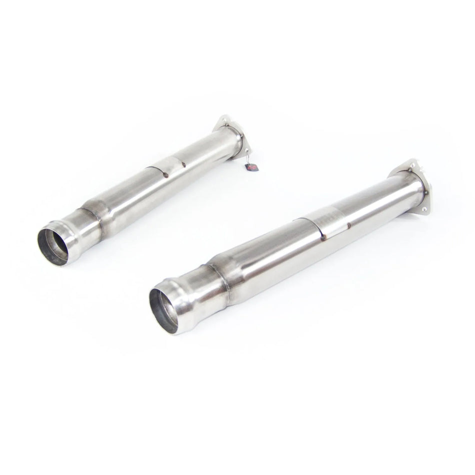 QuickSilver Aston Martin DB9 Secondary Catalyst Replacement Pipes (2010-20)