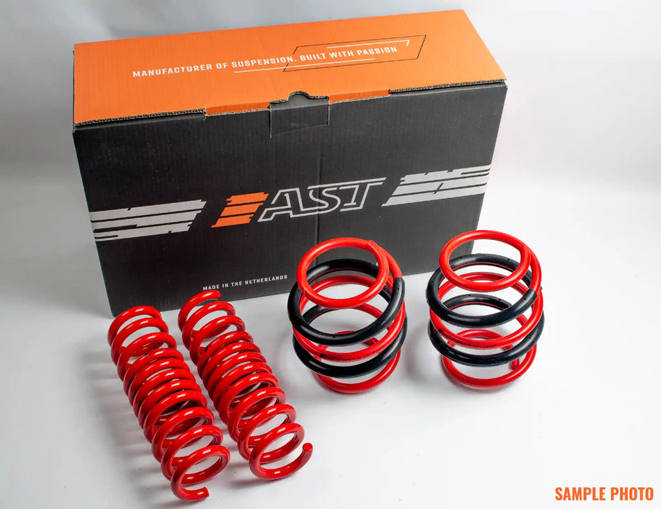 AST Lowering Springs For  AUDI A1 1.4TDi (MAN.GEAR)/1.4TFSi(122/140PK) MANUAL GEAR 05/2010-10/2018, Front 30 , Rear 30