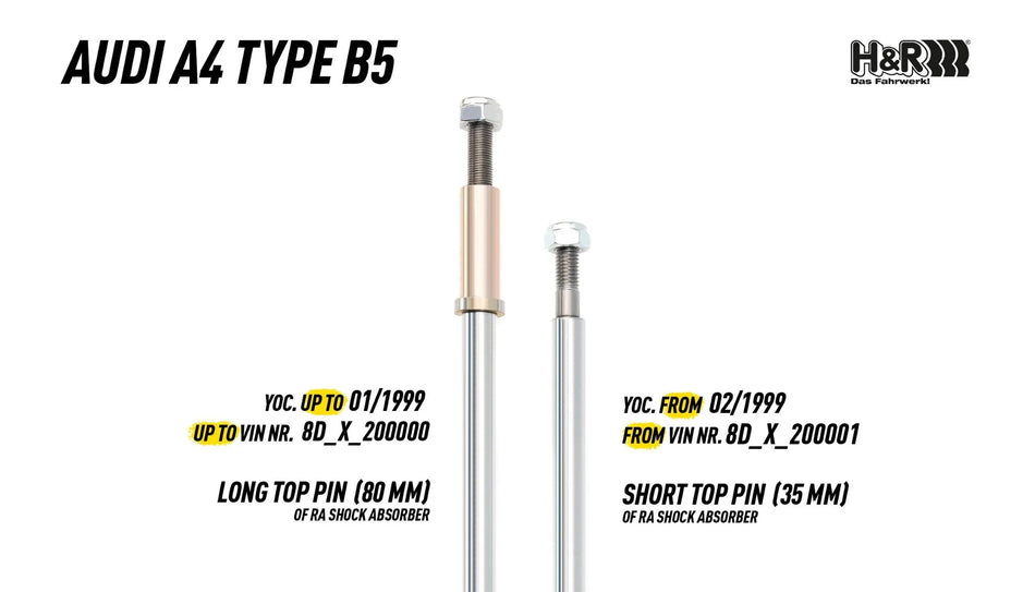 H&R Monotube Coil Overs - 29990-1