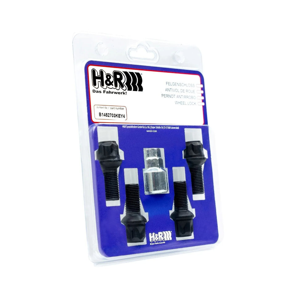 H&R Wheel-Lock Set M14 Round Head R14mm - B1454502KEY4