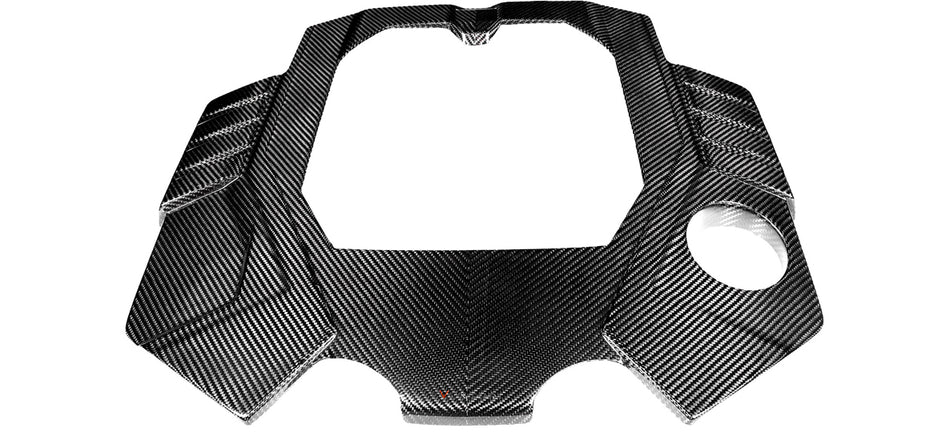 Eventuri Audi C8 RS6 RS7 Black Carbon Engine Cover Matte