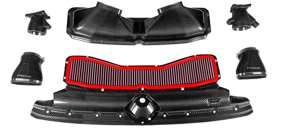 Eventuri Audi C8 RS6 RS7 Black Carbon intake Matte