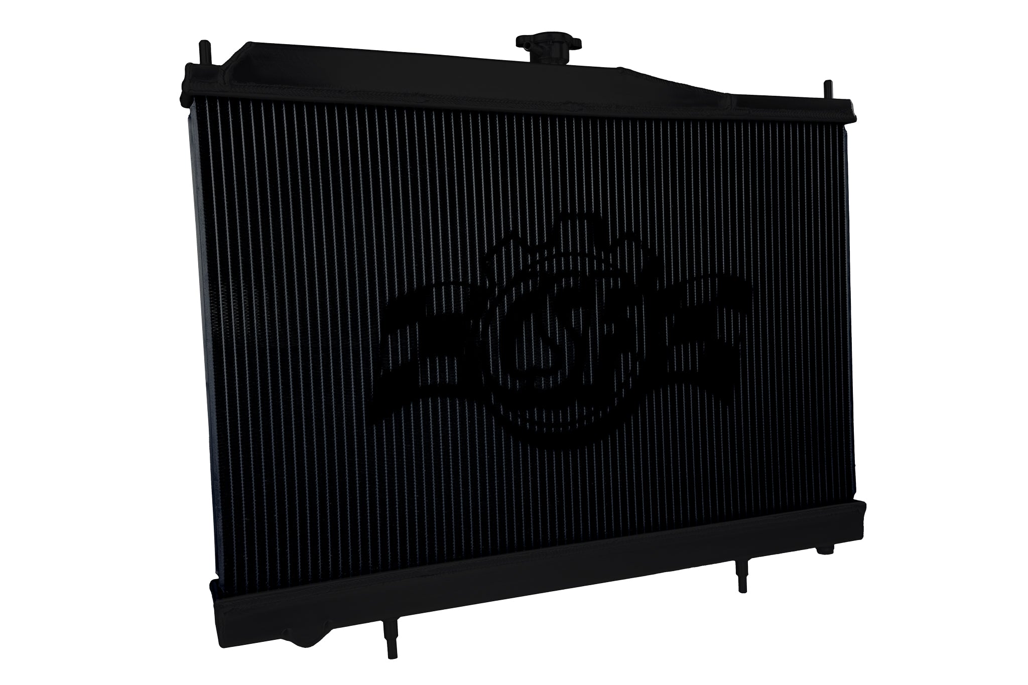CSF High-Performance All-Aluminum Radiator in Black for Nissan R33 Skyline GT-R