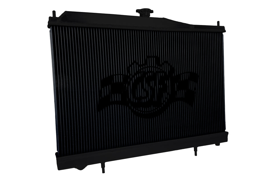 CSF High-Performance All-Aluminum Radiator in Black for Nissan R33 Skyline GT-R