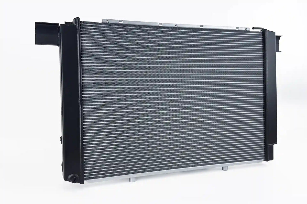 RENNTech by CSF 7240 all-aluminum radiator for the Mercedes-Benz R129 SL600, front three-quarter view