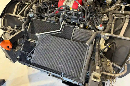 CSF #7250 Ferrari FF / GTC4Lusso / F12 / 812 / Monza High-Performance All-Aluminum Radiator - installed (11)