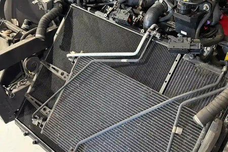 CSF #7250 Ferrari FF / GTC4Lusso / F12 / 812 / Monza High-Performance All-Aluminum Radiator - installed (13)