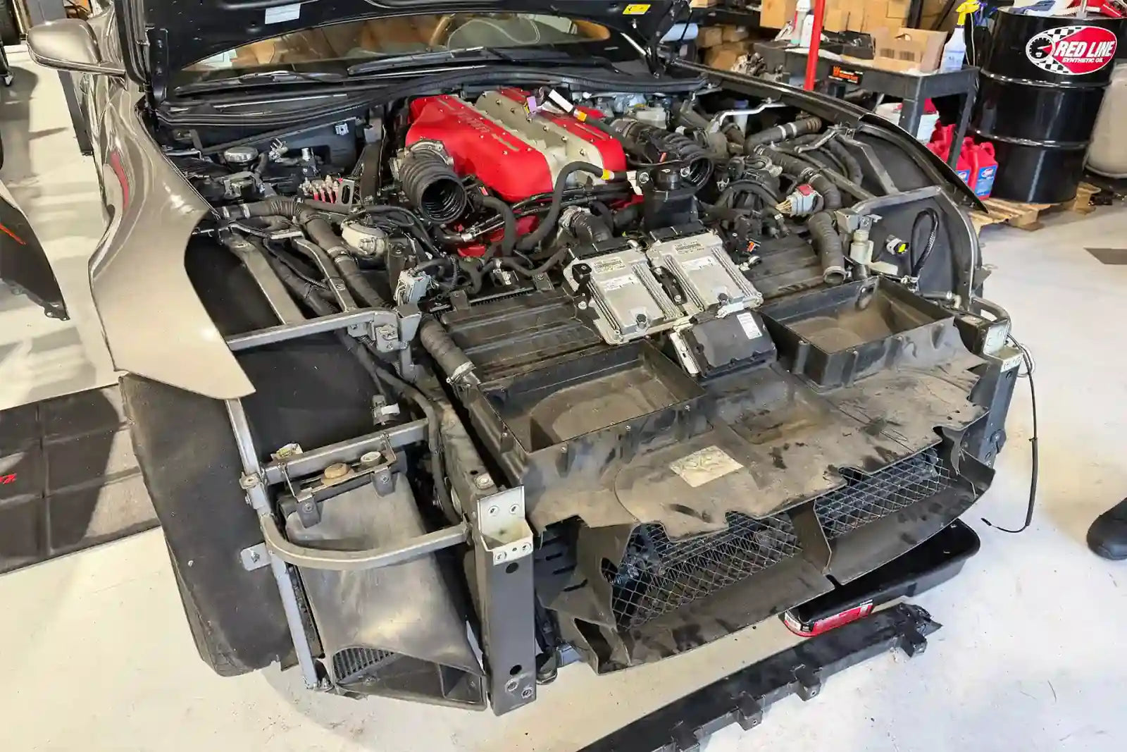 CSF #7250 Ferrari FF / GTC4Lusso / F12 / 812 / Monza High-Performance All-Aluminum Radiator - installed (14)
