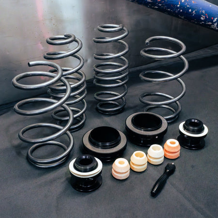 AST Adjustable Lowering Spring Kit for Audi 8Y A3/S3/RS3, VW CD1 Golf GTI/R, SEAT/CUPRA KL1/KL8 LEON, Skoda NX Octavia with 55mm Strut (ASTALS-21-009)