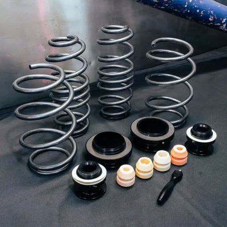 AST Adjustable Lowering Spring Kit for Audi 8Y A3/S3/RS3, VW CD1 Golf GTI/R, SEAT/CUPRA KL1/KL8 LEON, Skoda NX Octavia with 55mm Strut (ASTALS-21-009)