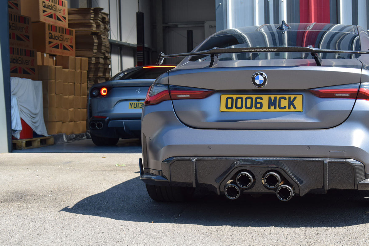 QuickSilver BMW M4 G82 and G83 - Ceramic Coated Primary Catalyst Delete Pipes (2021 on)