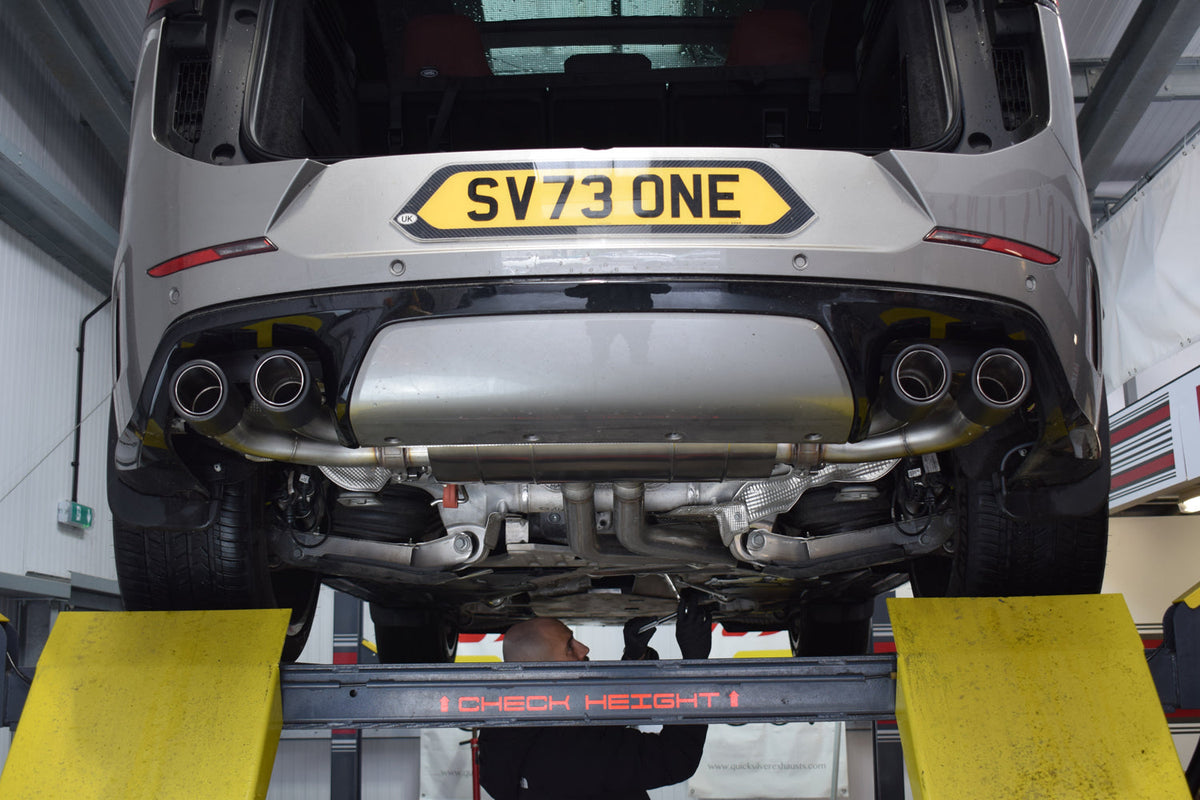 QuickSilver Range Rover Sport SV 635hp 4.4 V8 - Sport Exhaust system with Sound Architect™ Valves (2023 on)
