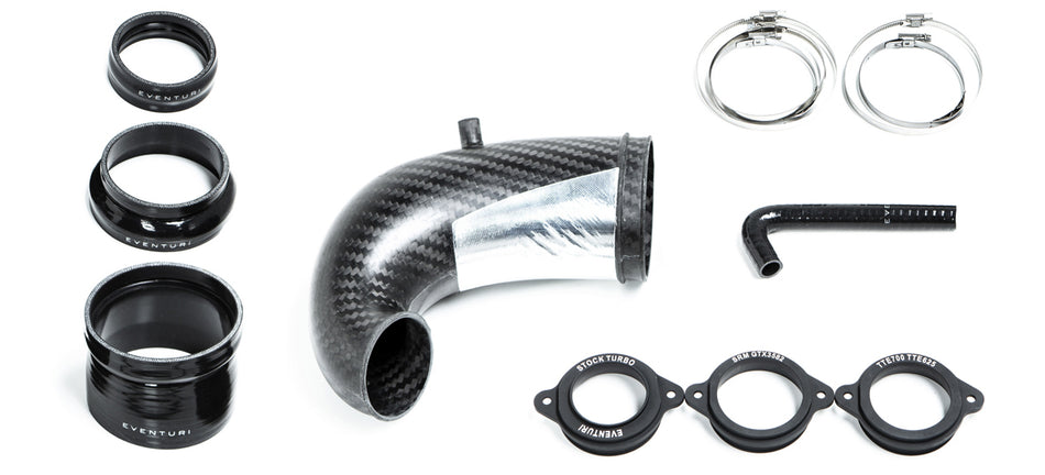 Eventuri USA ONLY : Audi RS3 8Y LHD Carbon turbo inlet with NO FLANGE
