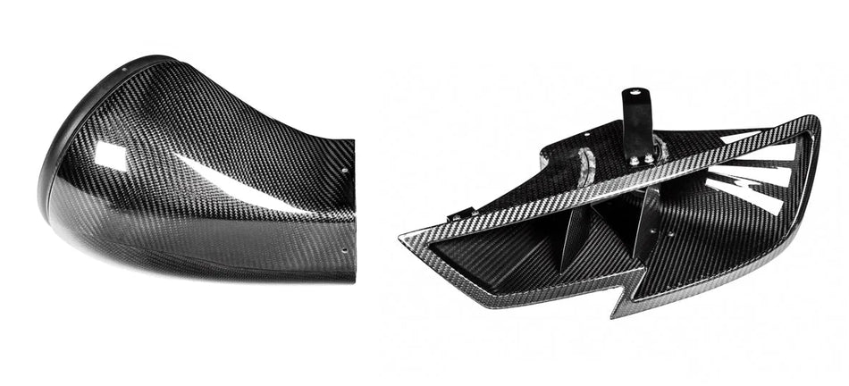 Eventuri Audi RS3 Carbon Headlamp Race Ducts for Stage 3 intake