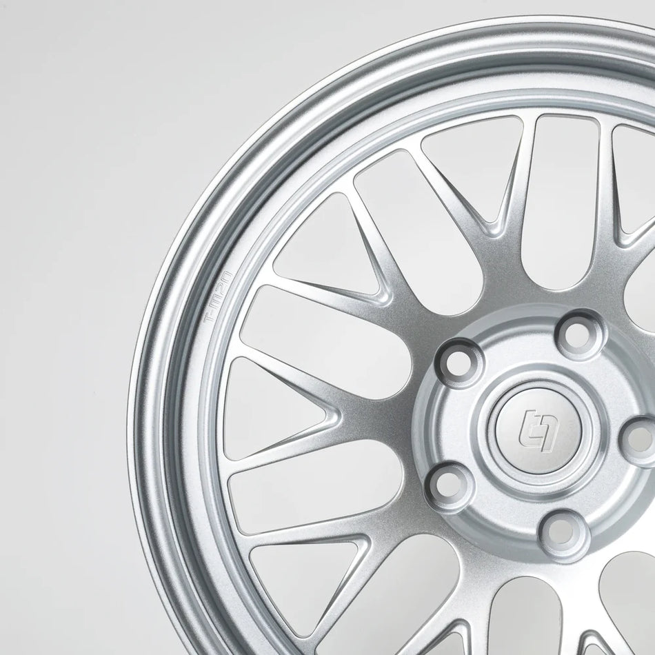 Titan 7 Flat Center Cap (4 Pack) - Heritage Silver