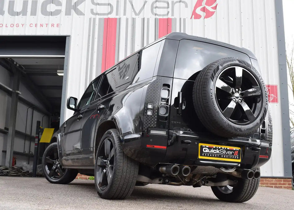 Quicksilver Exhausts Land Rover Defender P525, P425 V8 90, 110 OR 130 - SPORT System with Sound Architectâ„¢ (2021 on)