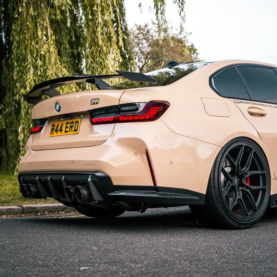 MHC+ BMW M2/M3/M4 Performance Style Rear Wing In Pre Preg Carbon Fibre (G80/G82/G87)