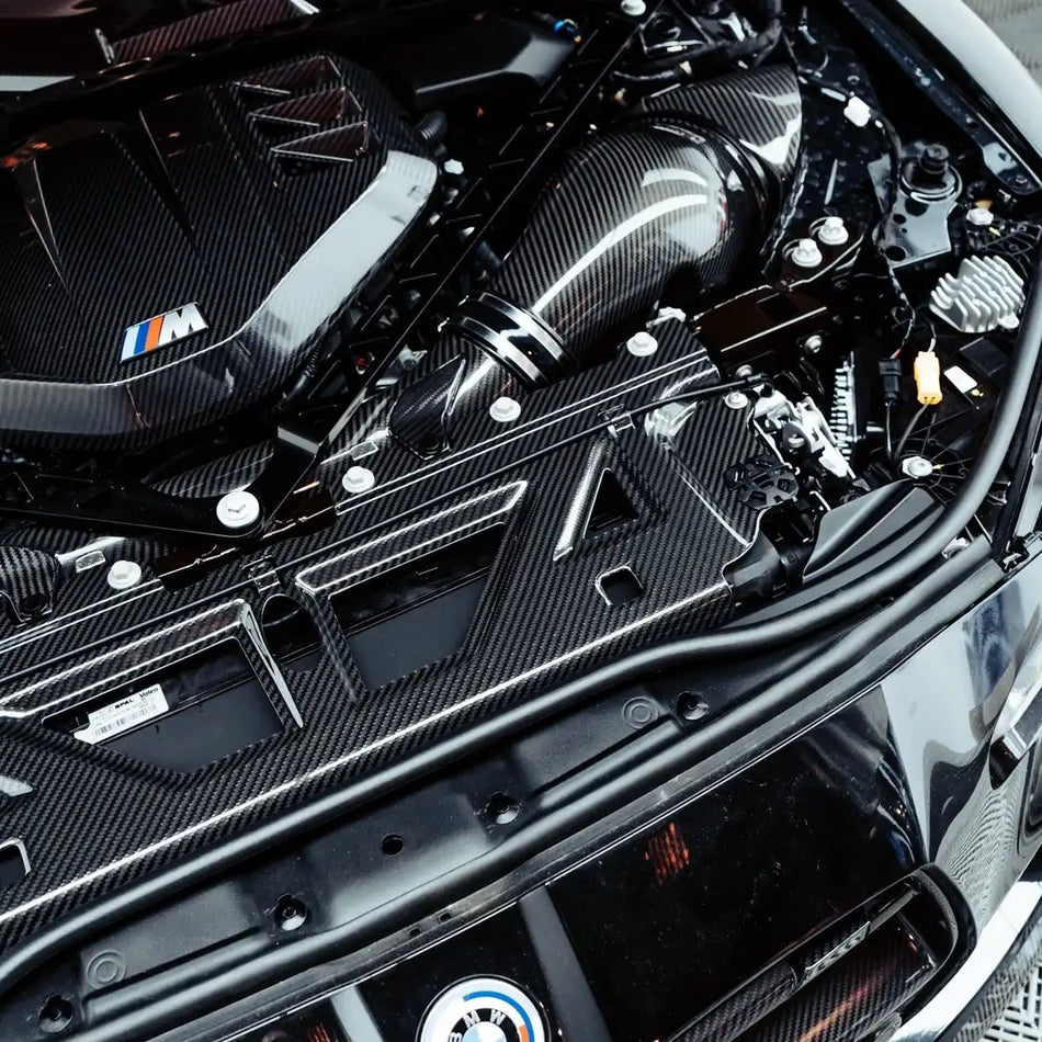MHC+ BMW M2/M3/M4 Full Replacement Radiator Cooling Shroud Slam Panel In Pre Preg Carbon Fibre (G80/G81/G82/G83/G87)