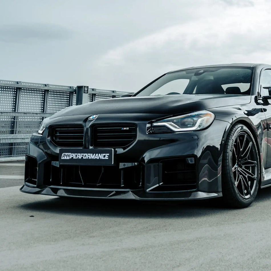 MHC+ BMW M2 2023 G87 Edition 1 Front Splitter In Pre Preg Gloss Carbon Fibre (G87)