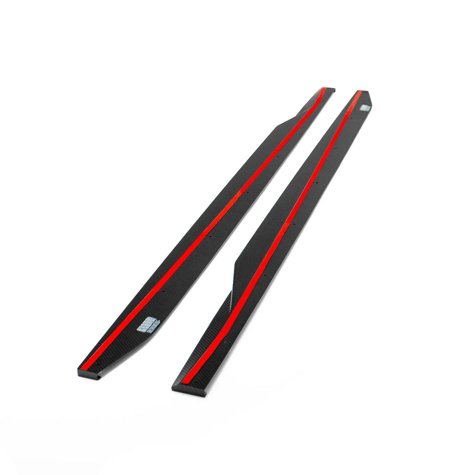 MHC+ BMW M2 2023 G87 Edition 1 Side Skirts In Pre Preg Gloss Carbon Fibre (G87)