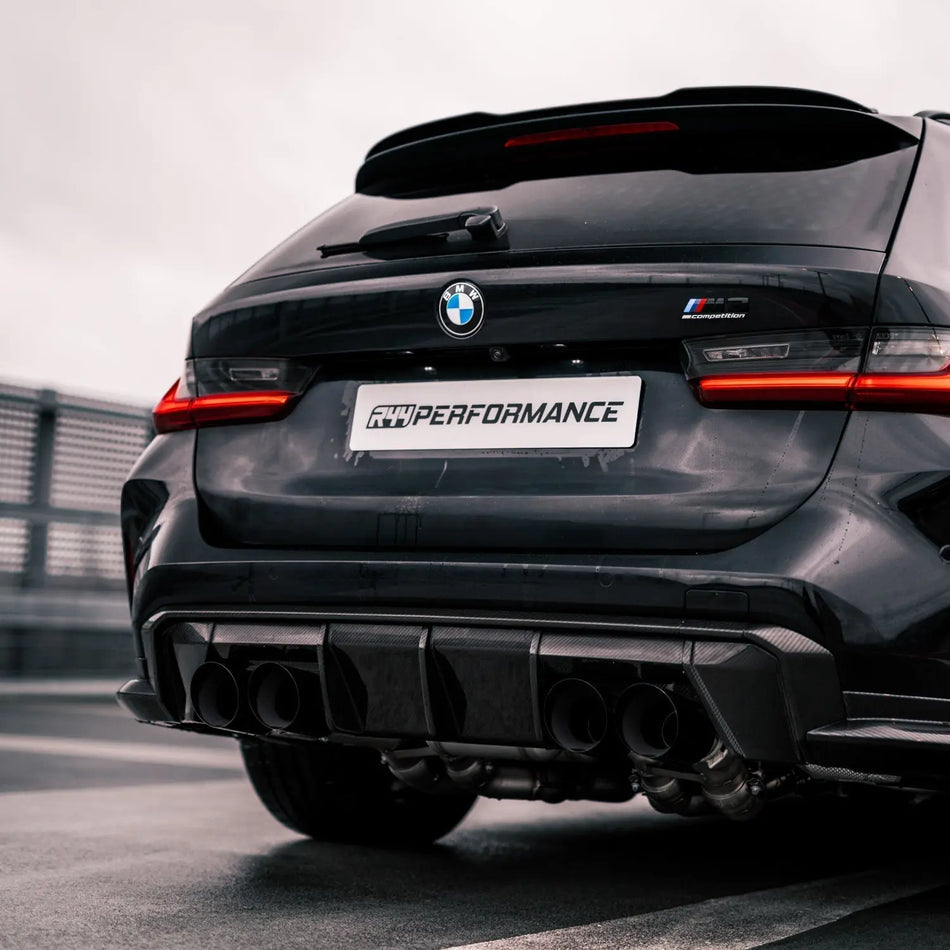 MHC+ BMW M3/M4 Rear Bumper Insert In Pre Preg Carbon Fibre (G80/G81/G82/G83)