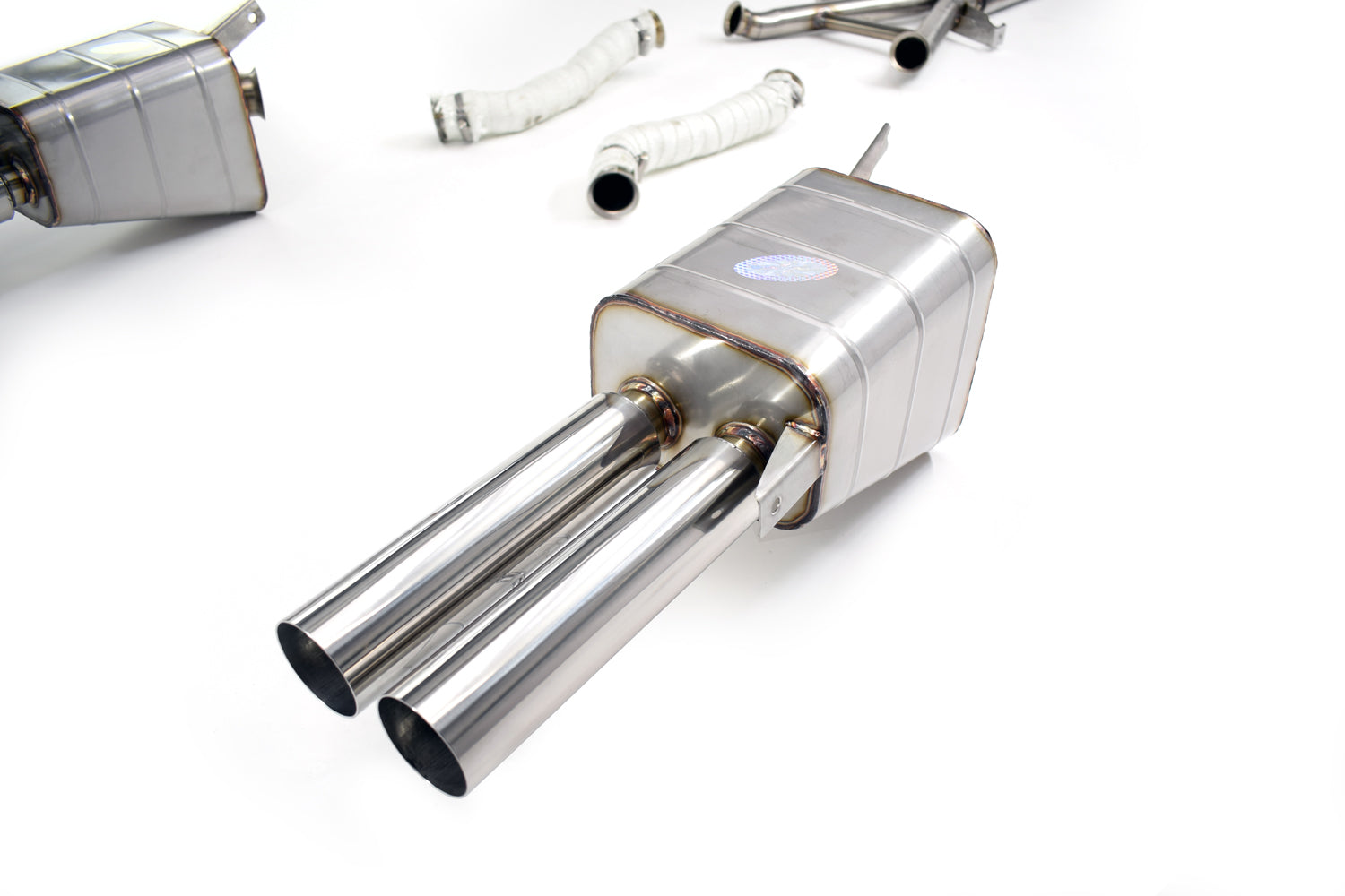 QuickSilver Maserati Khamsin Stainless Steel Exhaust (1974-82)
