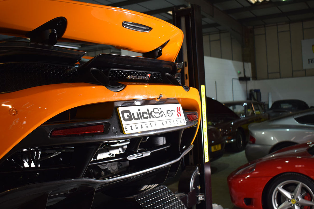QuickSilver McLaren 720S Ceramic Coated Catalyst Replacement Pipes (2017 on)