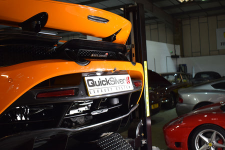 QuickSilver McLaren 720S Ceramic Coated Catalyst Replacement Pipes (2017 on)