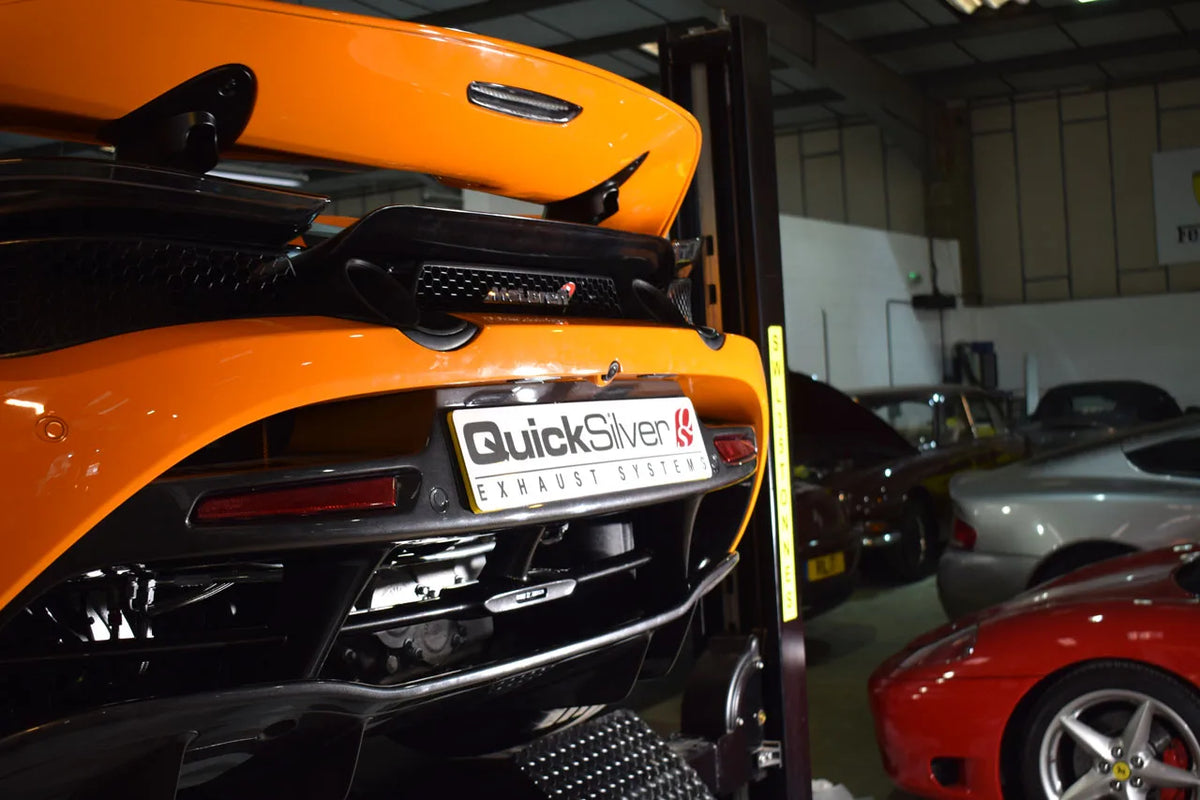 QuickSilver McLaren 720S Ceramic Coated Catalyst Replacement Pipes (2017 on)
