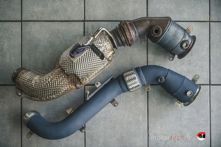 QuickSilver McLaren 570GT Ceramic Coated Catalyst Replacement Pipes (2016 on)