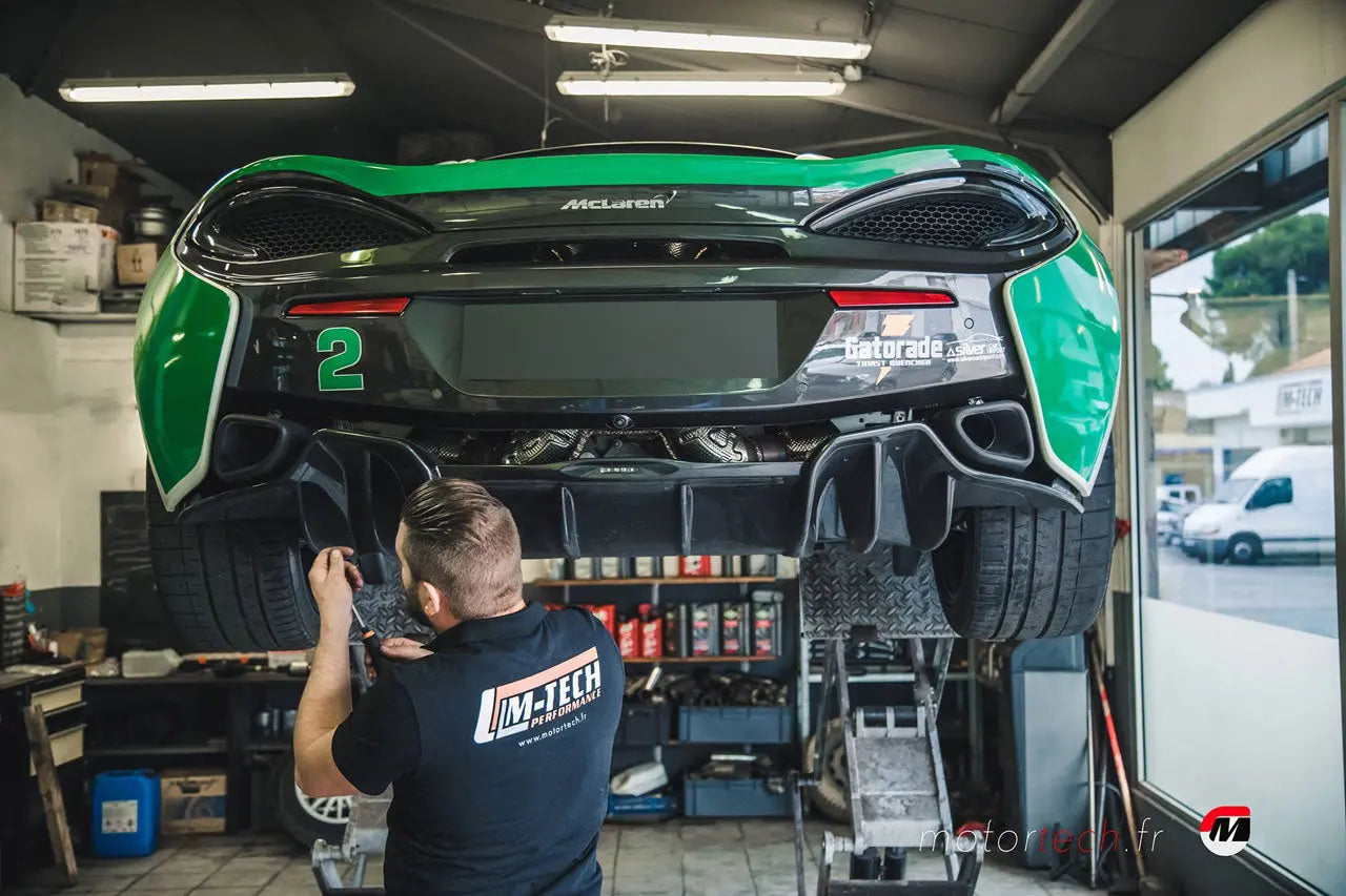 QuickSilver McLaren 540C Ceramic Coated Catalyst Replacement Pipes (2016 on)